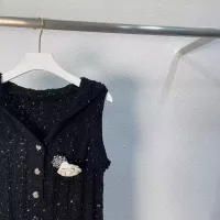 Cheap Chanel Dresses Sleeveless For Women #1351071 Replica Wholesale [$80.00 USD] [ITEM#1351071] on Replica Chanel Dresses