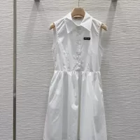 Cheap MIU MIU Dresses Sleeveless For Women #1351078 Replica Wholesale [$72.00 USD] [ITEM#1351078] on Replica MIU MIU Dresses
