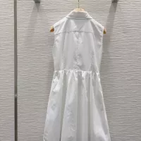 Cheap MIU MIU Dresses Sleeveless For Women #1351078 Replica Wholesale [$72.00 USD] [ITEM#1351078] on Replica MIU MIU Dresses