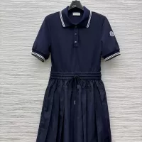 Cheap Moncler Dresses Short Sleeved For Women #1351080 Replica Wholesale [$72.00 USD] [ITEM#1351080] on Replica Moncler Dresses