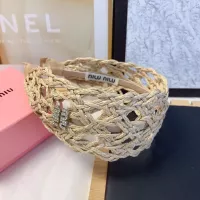 Cheap MIU MIU Headband For Women #1351083 Replica Wholesale [$25.00 USD] [ITEM#1351083] on Replica MIU MIU Headband