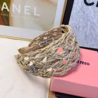 Cheap MIU MIU Headband For Women #1351083 Replica Wholesale [$25.00 USD] [ITEM#1351083] on Replica MIU MIU Headband