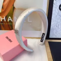 Cheap MIU MIU Headband For Women #1351084 Replica Wholesale [$25.00 USD] [ITEM#1351084] on Replica MIU MIU Headband