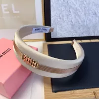 Cheap MIU MIU Headband For Women #1351085 Replica Wholesale [$27.00 USD] [ITEM#1351085] on Replica MIU MIU Headband