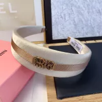 Cheap MIU MIU Headband For Women #1351085 Replica Wholesale [$27.00 USD] [ITEM#1351085] on Replica MIU MIU Headband