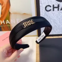 Cheap MIU MIU Headband For Women #1351086 Replica Wholesale [$27.00 USD] [ITEM#1351086] on Replica MIU MIU Headband