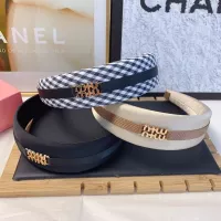 Cheap MIU MIU Headband For Women #1351086 Replica Wholesale [$27.00 USD] [ITEM#1351086] on Replica MIU MIU Headband