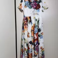 Cheap Dolce &amp; Gabbana Dresses Short Sleeved For Women #1351227 Replica Wholesale [$112.00 USD] [ITEM#1351227] on Replica Dolce &amp; Gabbana Dresses