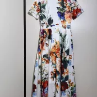 Cheap Dolce &amp; Gabbana Dresses Short Sleeved For Women #1351227 Replica Wholesale [$112.00 USD] [ITEM#1351227] on Replica Dolce &amp; Gabbana Dresses
