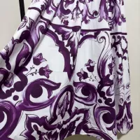Cheap Dolce &amp; Gabbana Dresses Sleeveless For Women #1351228 Replica Wholesale [$108.00 USD] [ITEM#1351228] on Replica Dolce &amp; Gabbana Dresses