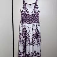 Cheap Dolce &amp; Gabbana Dresses Sleeveless For Women #1351229 Replica Wholesale [$108.00 USD] [ITEM#1351229] on Replica Dolce &amp; Gabbana Dresses
