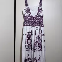 Cheap Dolce &amp; Gabbana Dresses Sleeveless For Women #1351229 Replica Wholesale [$108.00 USD] [ITEM#1351229] on Replica Dolce &amp; Gabbana Dresses