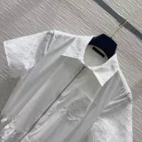Cheap Louis Vuitton LV Dresses Short Sleeved For Women #1351232 Replica Wholesale [$85.00 USD] [ITEM#1351232] on Replica Louis Vuitton LV Dresses