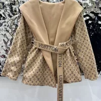 Cheap Louis Vuitton LV Coat Long Sleeved For Women #1351266 Replica Wholesale [$92.00 USD] [ITEM#1351266] on Replica Louis Vuitton LV Coat