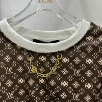 Cheap Louis Vuitton LV Tracksuits Short Sleeved For Women #1351273 Replica Wholesale [$80.00 USD] [ITEM#1351273] on Replica Louis Vuitton LV Tracksuits