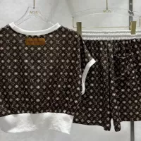 Cheap Louis Vuitton LV Tracksuits Short Sleeved For Women #1351273 Replica Wholesale [$80.00 USD] [ITEM#1351273] on Replica Louis Vuitton LV Tracksuits