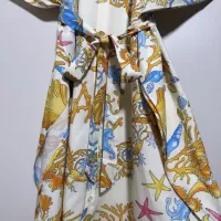 Cheap Versace Dresses Middle Sleeved For Women #1351320 Replica Wholesale [$105.00 USD] [ITEM#1351320] on Replica Versace Dresses