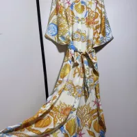 Cheap Versace Dresses Middle Sleeved For Women #1351320 Replica Wholesale [$105.00 USD] [ITEM#1351320] on Replica Versace Dresses