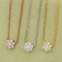 Cheap Van Cleef &amp; Arpels Necklaces For Women #1351357 Replica Wholesale [$25.00 USD] [ITEM#1351357] on Replica Van Cleef &amp; Arpels Necklaces
