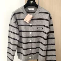 Cheap MIU MIU Sweaters Long Sleeved For Women #1351400 Replica Wholesale [$98.00 USD] [ITEM#1351400] on Replica MIU MIU Sweaters