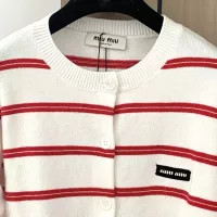 Cheap MIU MIU Sweaters Long Sleeved For Women #1351401 Replica Wholesale [$98.00 USD] [ITEM#1351401] on Replica MIU MIU Sweaters