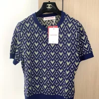 Cheap Valentino Sweaters Short Sleeved For Women #1351406 Replica Wholesale [$96.00 USD] [ITEM#1351406] on Replica Valentino Sweaters