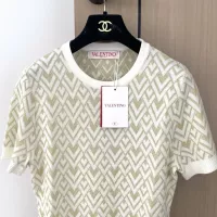 Cheap Valentino Sweaters Short Sleeved For Women #1351407 Replica Wholesale [$96.00 USD] [ITEM#1351407] on Replica Valentino Sweaters
