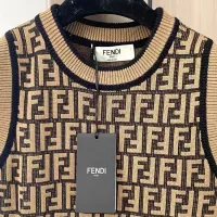 Cheap Fendi Dresses Sleeveless For Women #1351417 Replica Wholesale [$98.00 USD] [ITEM#1351417] on Replica Fendi Dresses