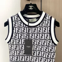 Cheap Fendi Dresses Sleeveless For Women #1351419 Replica Wholesale [$98.00 USD] [ITEM#1351419] on Replica Fendi Dresses