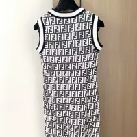 Cheap Fendi Dresses Sleeveless For Women #1351419 Replica Wholesale [$98.00 USD] [ITEM#1351419] on Replica Fendi Dresses