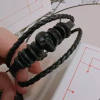 Cheap Alexander McQueen Bracelets For Men #1351450 Replica Wholesale [$38.00 USD] [ITEM#1351450] on Replica Alexander McQueen Bracelets