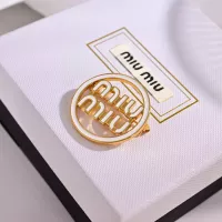 Cheap MIU MIU Brooches For Women #1351498 Replica Wholesale [$27.00 USD] [ITEM#1351498] on Replica MIU MIU Brooches
