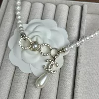 Cheap Chanel Necklaces For Women #1351550 Replica Wholesale [$34.00 USD] [ITEM#1351550] on Replica Chanel Necklaces