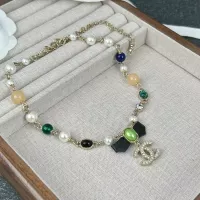 Cheap Chanel Necklaces For Women #1351551 Replica Wholesale [$34.00 USD] [ITEM#1351551] on Replica Chanel Necklaces