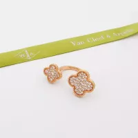 Cheap Van Cleef &amp; Arpels Rings In Rose Gold For Women #1351669 Replica Wholesale [$27.00 USD] [ITEM#1351669] on Replica Van Cleef &amp; Arpels Rings