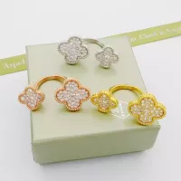 Cheap Van Cleef &amp; Arpels Rings In Gold For Women #1351671 Replica Wholesale [$27.00 USD] [ITEM#1351671] on Replica Van Cleef &amp; Arpels Rings