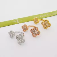 Cheap Van Cleef &amp; Arpels Rings In Gold For Women #1351671 Replica Wholesale [$27.00 USD] [ITEM#1351671] on Replica Van Cleef &amp; Arpels Rings