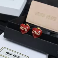 Cheap MIU MIU Earrings For Women #1351675 Replica Wholesale [$27.00 USD] [ITEM#1351675] on Replica MIU MIU Earrings