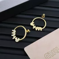Cheap MIU MIU Earrings For Women #1351677 Replica Wholesale [$25.00 USD] [ITEM#1351677] on Replica MIU MIU Earrings