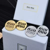 Cheap MIU MIU Earrings For Women #1351685 Replica Wholesale [$27.00 USD] [ITEM#1351685] on Replica MIU MIU Earrings