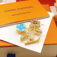 Cheap Louis Vuitton LV Brooches For Women #1351813 Replica Wholesale [$38.00 USD] [ITEM#1351813] on Replica Louis Vuitton LV Brooches