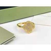 Cheap Van Cleef &amp; Arpels Rings In Gold For Women #1351832 Replica Wholesale [$23.00 USD] [ITEM#1351832] on Replica Van Cleef &amp; Arpels Rings