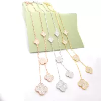 Cheap Van Cleef &amp; Arpels Necklaces For Women #1351838 Replica Wholesale [$40.00 USD] [ITEM#1351838] on Replica Van Cleef &amp; Arpels Necklaces