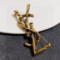 Cheap Yves Saint Laurent Brooches For Women #1352138 Replica Wholesale [$29.00 USD] [ITEM#1352138] on Replica Yves Saint Laurent Brooches