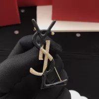 Cheap Yves Saint Laurent Brooches For Women #1352201 Replica Wholesale [$29.00 USD] [ITEM#1352201] on Replica Yves Saint Laurent Brooches