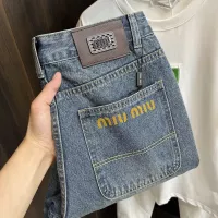 Cheap MIU MIU Jeans For Men #1352756 Replica Wholesale [$96.00 USD] [ITEM#1352756] on Replica MIU MIU Jeans