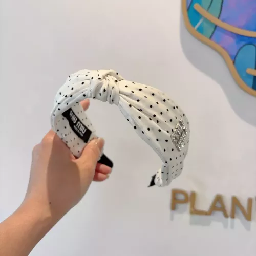 Cheap MIU MIU Headband For Women #1352888 Replica Wholesale [$27.00 USD] [ITEM#1352888] on Replica MIU MIU Headband