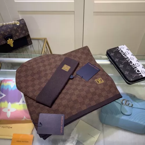 Louis Vuitton LV Hat and Scarf and Glove Set #1353269