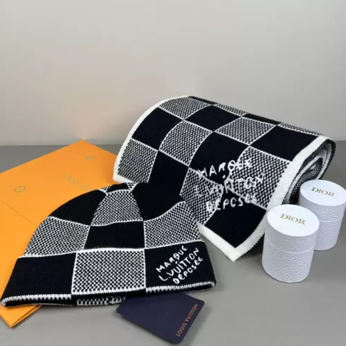Cheap Louis Vuitton LV Hat and Scarf and Glove Set #1353273 Replica Wholesale [$42.00 USD] [ITEM#1353273] on Replica Louis Vuitton LV Hat and Scarf and Glove Set