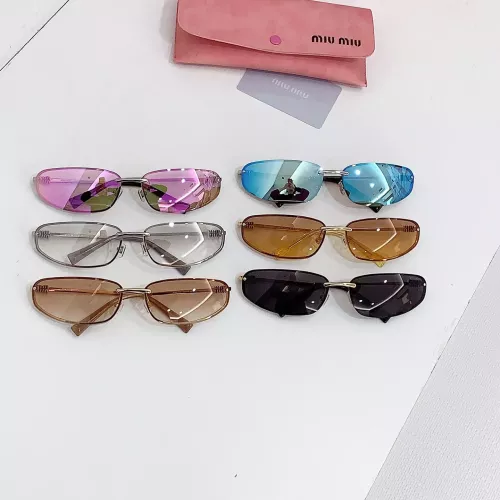 Cheap MIU MIU AAA Quality Sunglasses #1353280 Replica Wholesale [$60.00 USD] [ITEM#1353280] on Replica MIU MIU AAA Sunglasses